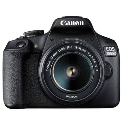 CANON EOS 2000D DIGITAL SLR BODY WITH EF-S 18-55MM IS II LENS KIT