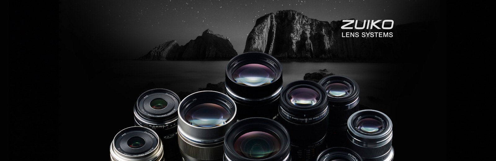 Collection of Olympus OM-D lenses