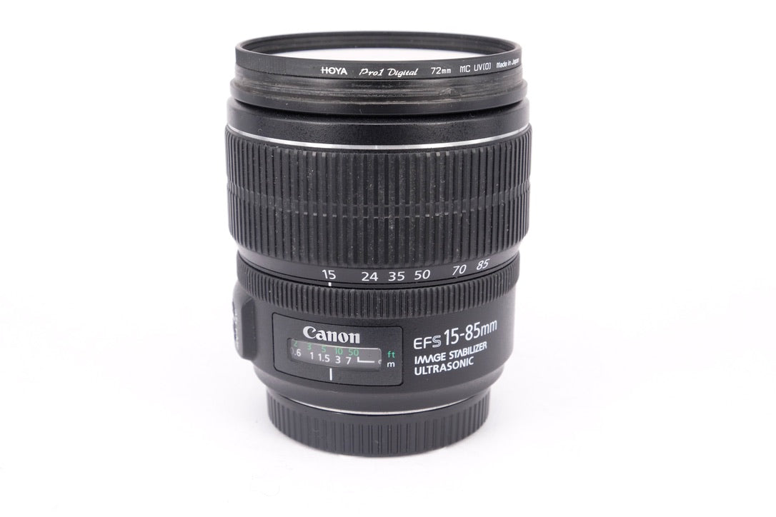 Used Canon EF-S 15-85mm f/3.5-5.6 IS USM Lens