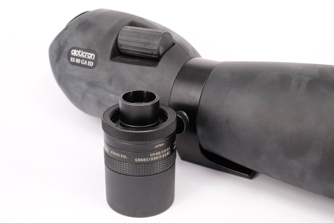 Used Opticron ES80 GA ED + SDL Zoom Spotting Scope