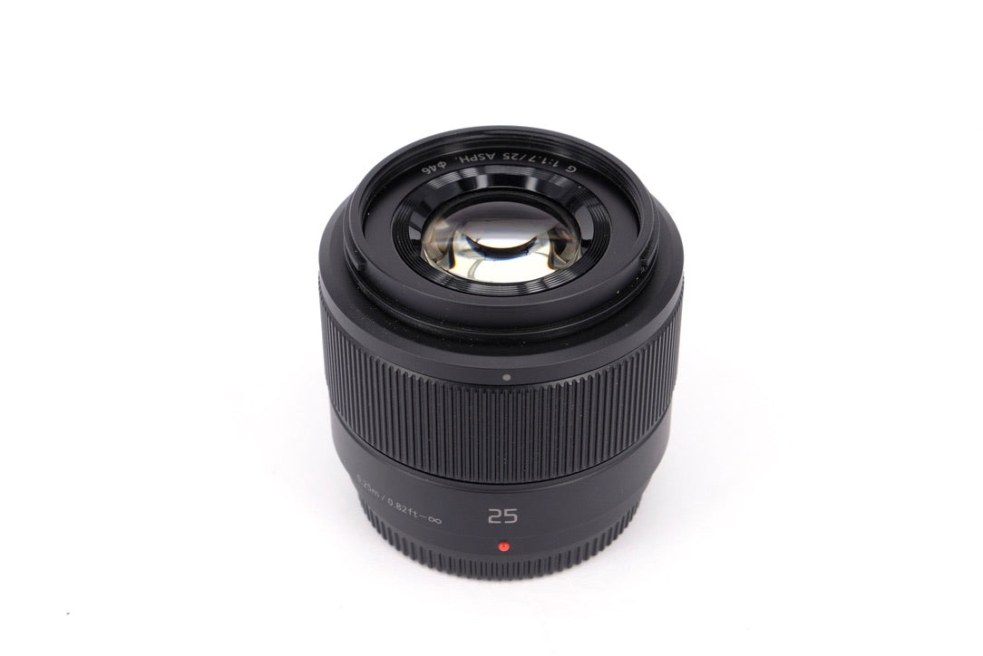 Used Panasonic Lumix G 25mm f/1.7 ASPH Lens