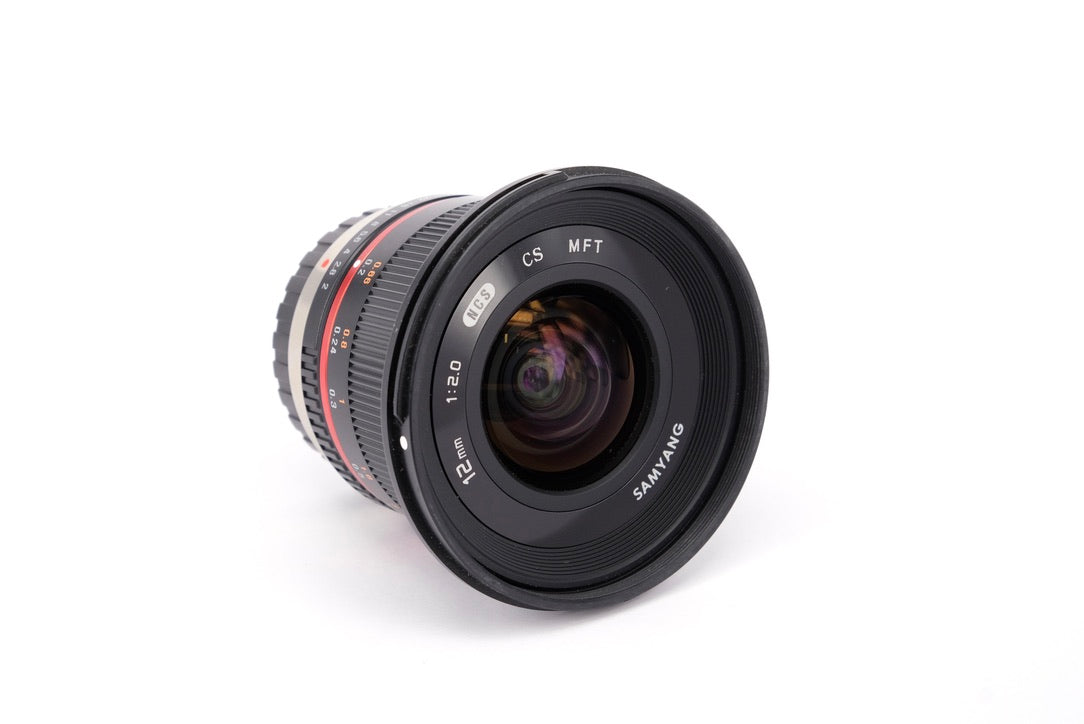 Used Samyang 12mm f/2 NCS Micro 4/3 Lens