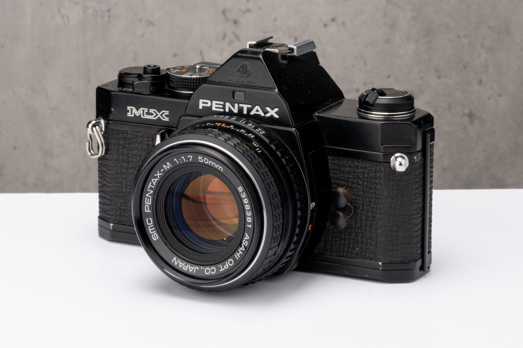 Pentax MX Avec Objectif Asahi 50mm F/1.7, Argentique, Fonctionnel, Bel état