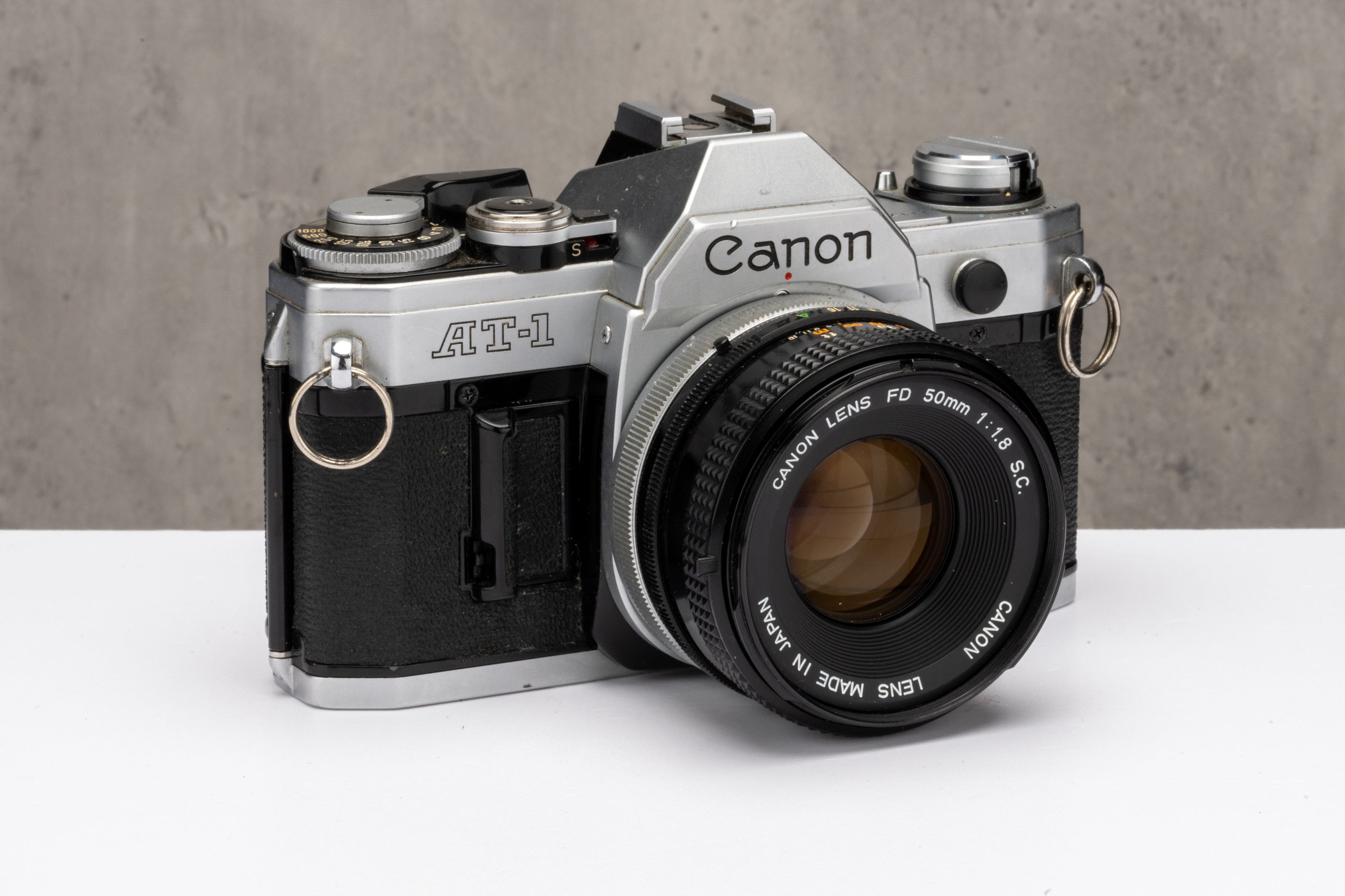Used Canon AT-1 w/ 50mm f/1.8 S.C.