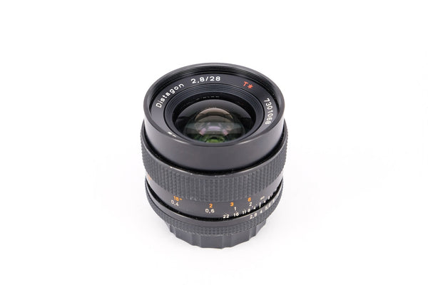 Used Carl Zeiss Distagon 28mm f/2.8 C/Y Fit Lens