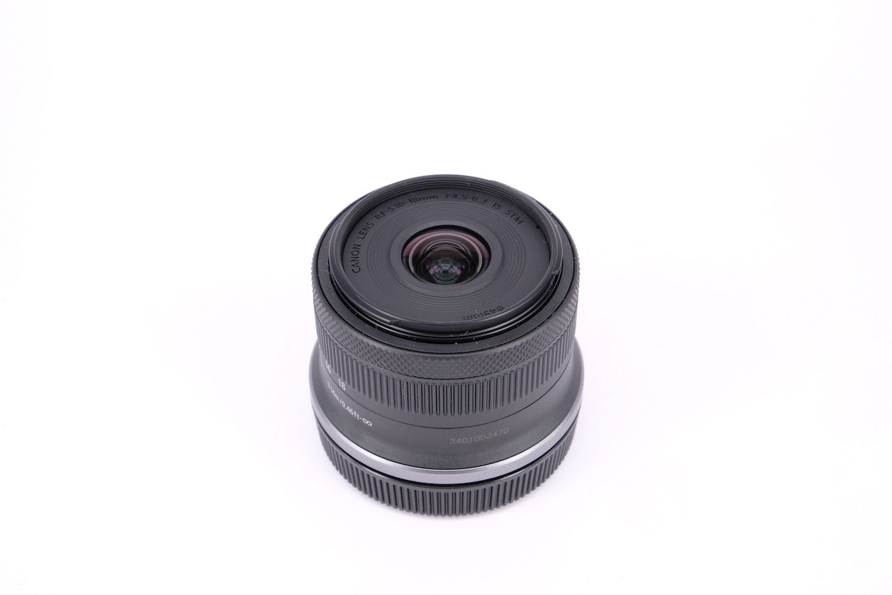 Used Canon RF-S 10-18mm f/4.5-6.3 IS STM Mirrorless Lens