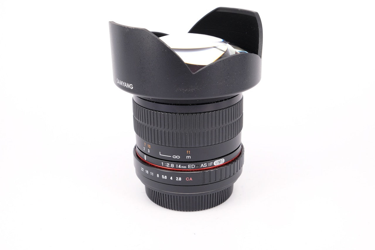 Used Samyang 14mm f/2.8 AS IF UMC Canon Fit Lens