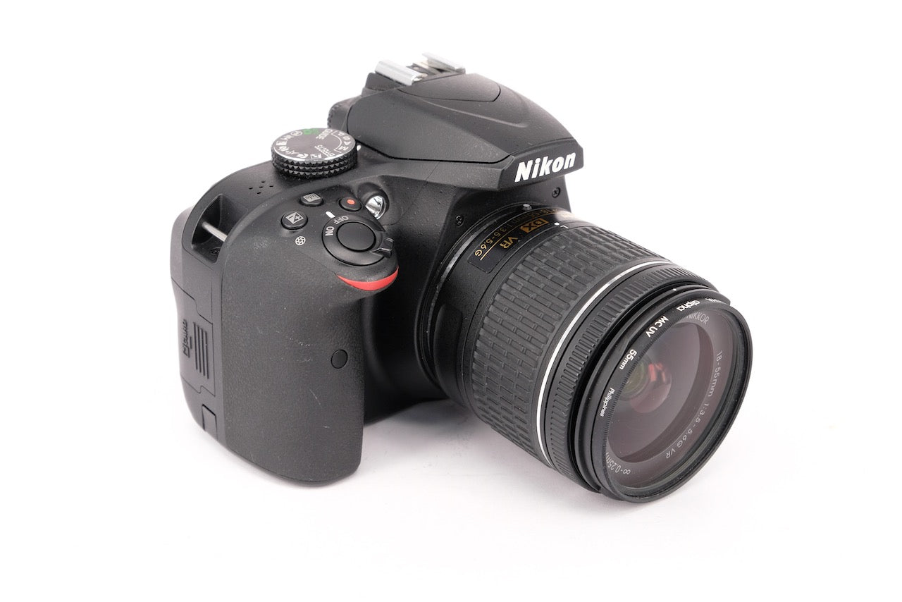 Used Nikon D3400 + AF-P 18-55mm VR Digital SLR Camera