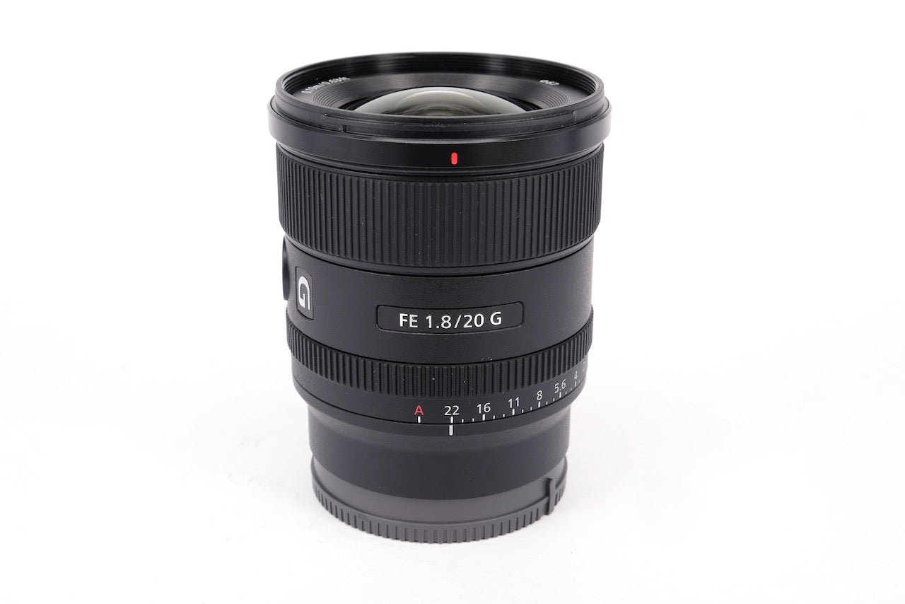 Used Sony FE 20mm f/1.8 G Lens