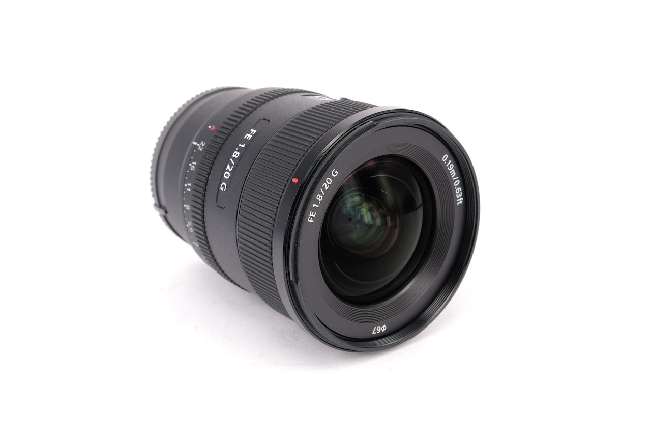 Used Sony FE 20mm f/1.8 G Lens