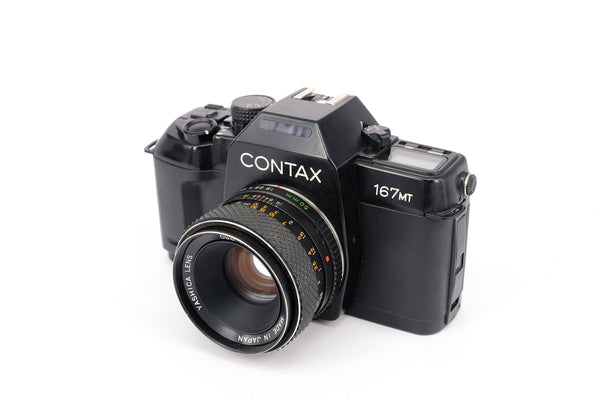Used Contax 167MT + Yashica 50mm f/1.9 35mm SLR