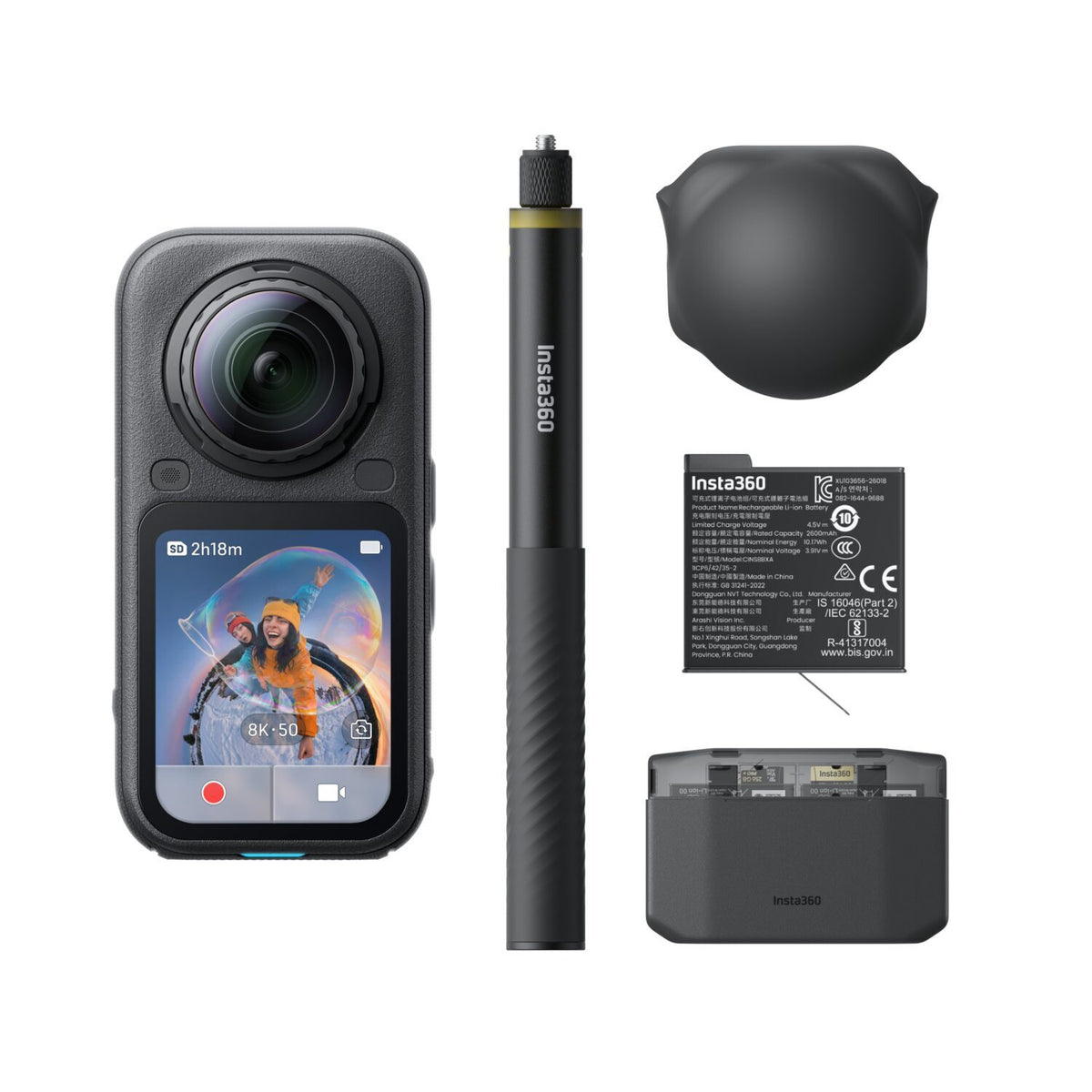 Insta360 X6 Essentials Bundle - Midnight Black