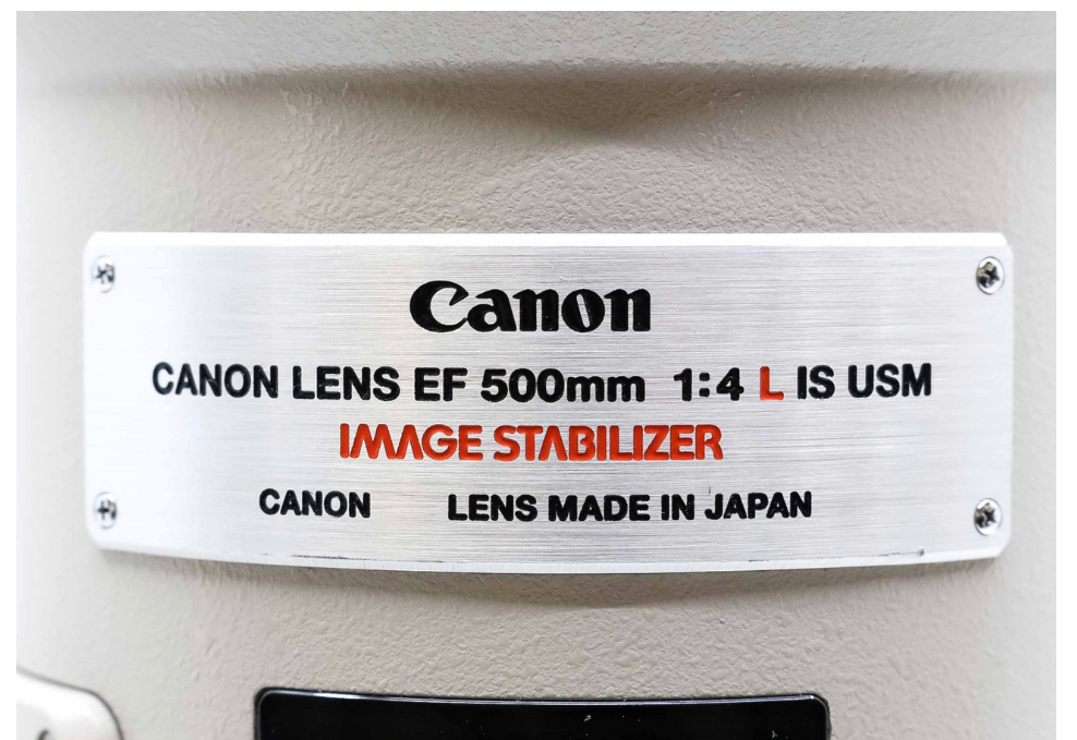 Used Canon EF 500mm f/4 L IS USM + EF 1.4x III Converter