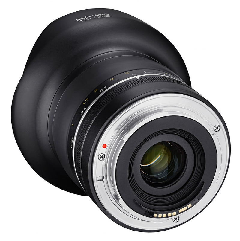 Samyang XP 10mm F3.5 Lens for CANON EF - back view 