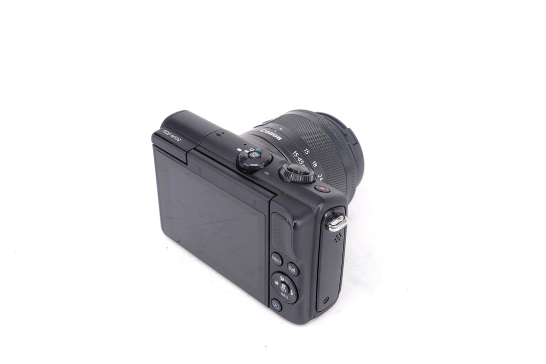 Used Canon M100 + 15-45mm Digital Camera