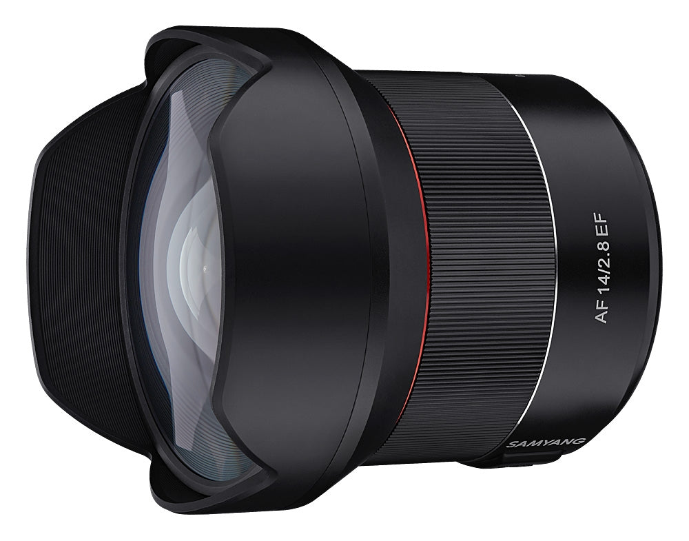 Samyang AF 14mm F2.8 CANON EF Mount Lens - side view