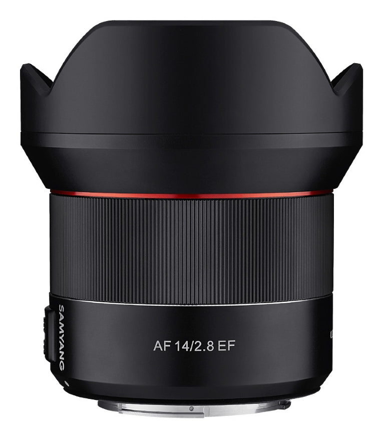 Samyang AF 14mm F2.8 CANON EF Mount Lens - side view