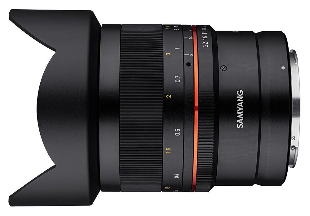 Samyang MF 14mm F2.8 CANON RF Lens - side view