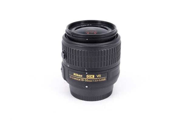 Used Nikon AF-S 18-55mm f/3.5-5.6G VR II DX Lens