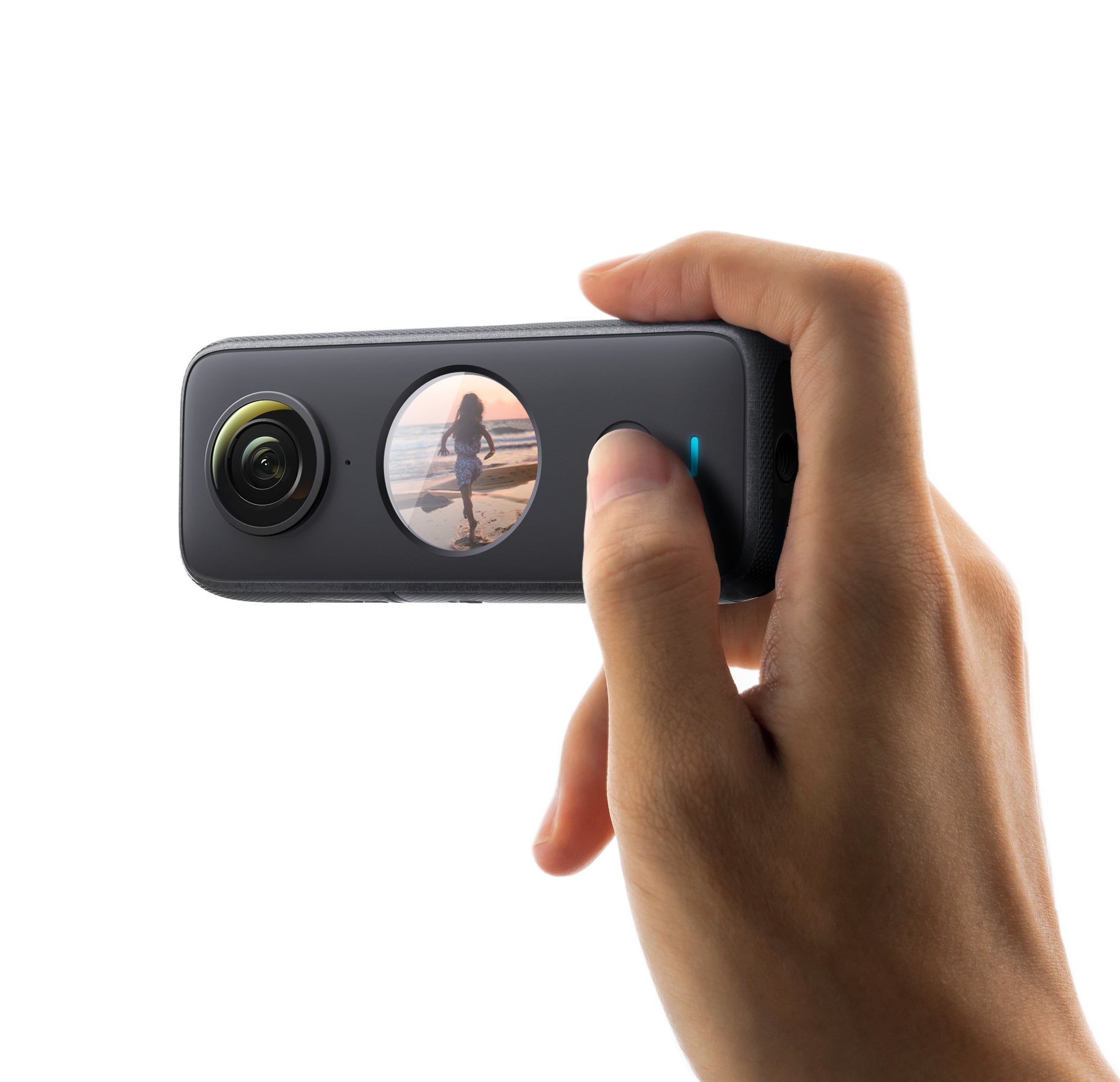 Insta360 ONE X2 - being used