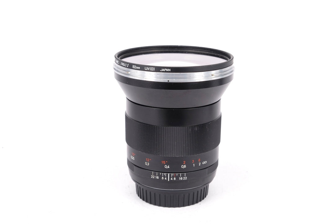 Used Zeiss Distagon 21mm f/2.8 T* ZF - Nikon Fit