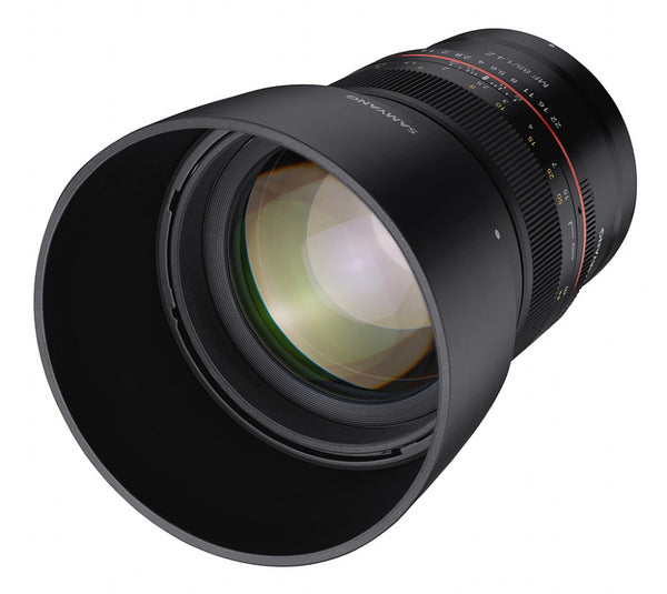 Samyang MF 85mm F1.4 Lens for NIKON Z - front view 