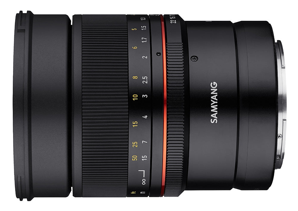 Samyang MF 85mm F1.4 Lens for NIKON Z - side view