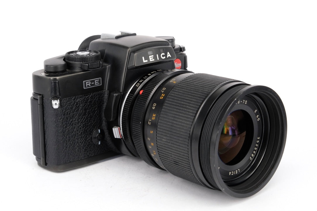 Used Leica R-E + 28-70mm f/3.5-4.5 3-Cam