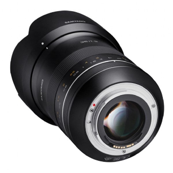 Samyang XP 35mm F1.2 - back view