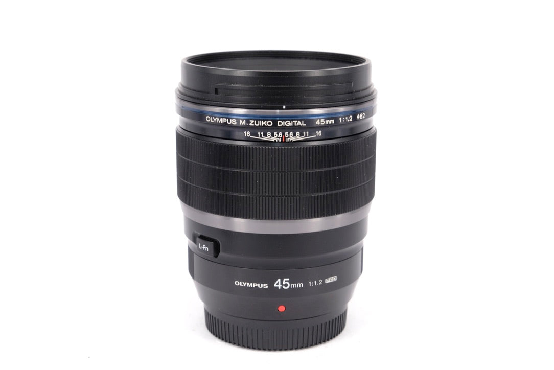 Used Olympus M.Zuiko 45mm f/1.2 PRO Lens