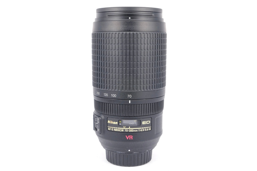 Used Nikon 70-300mm f4.5-5.6 G AF-S VR IF-ED Lens