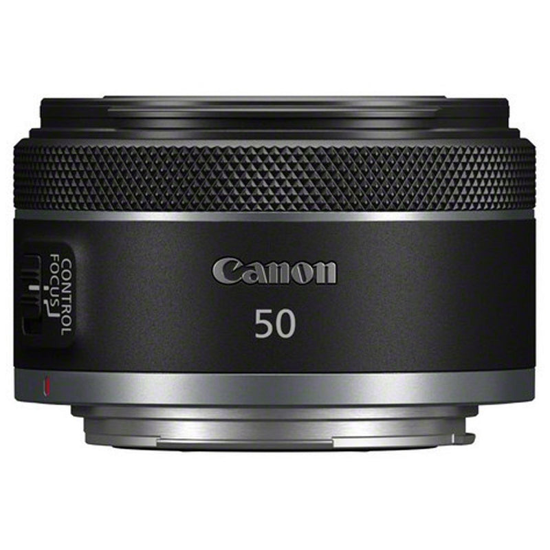 Canon RF 50mm f1.8 STM Lens - side view
