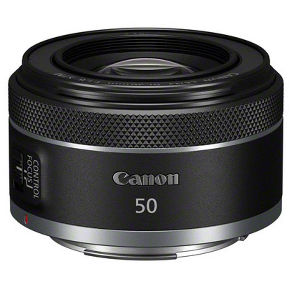Canon RF 50mm f1.8 STM Lens - side view