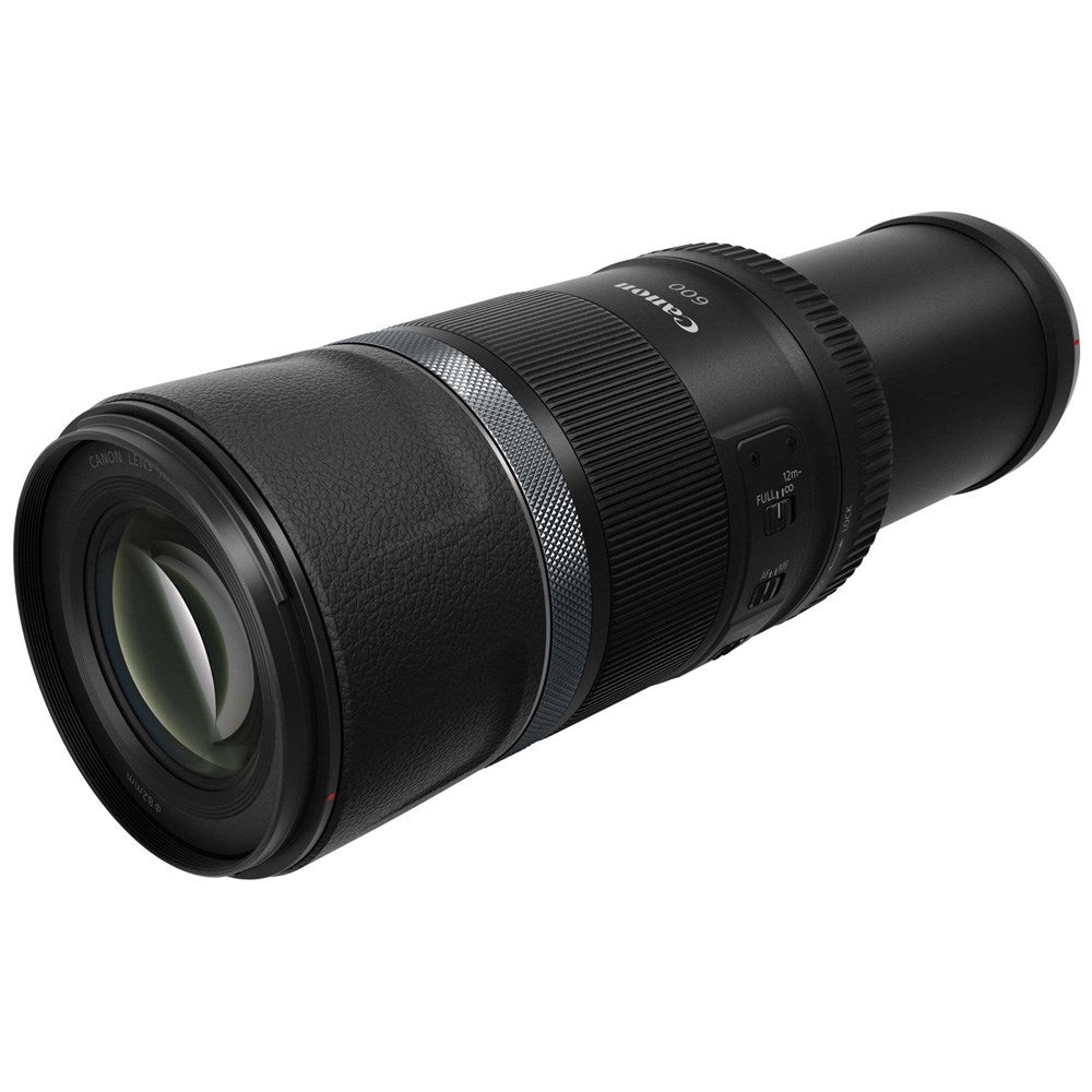 Canon RF 600mm f11 IS STM Lens - side view extended