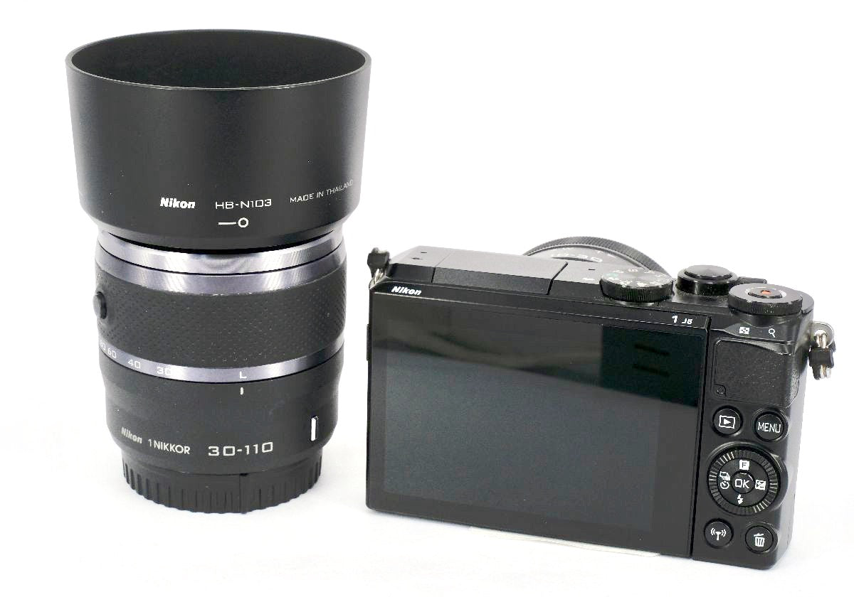 Used Nikon J5 Digital Camera & 10-30mm + 30-110mm lenses