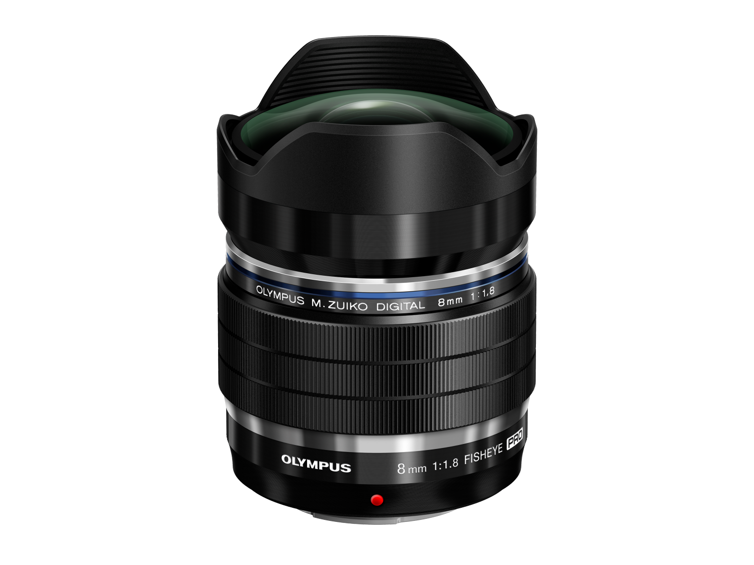 Olympus M.ZUIKO DIGITAL ED 8mm F1.8 FISHEYE PRO - side view