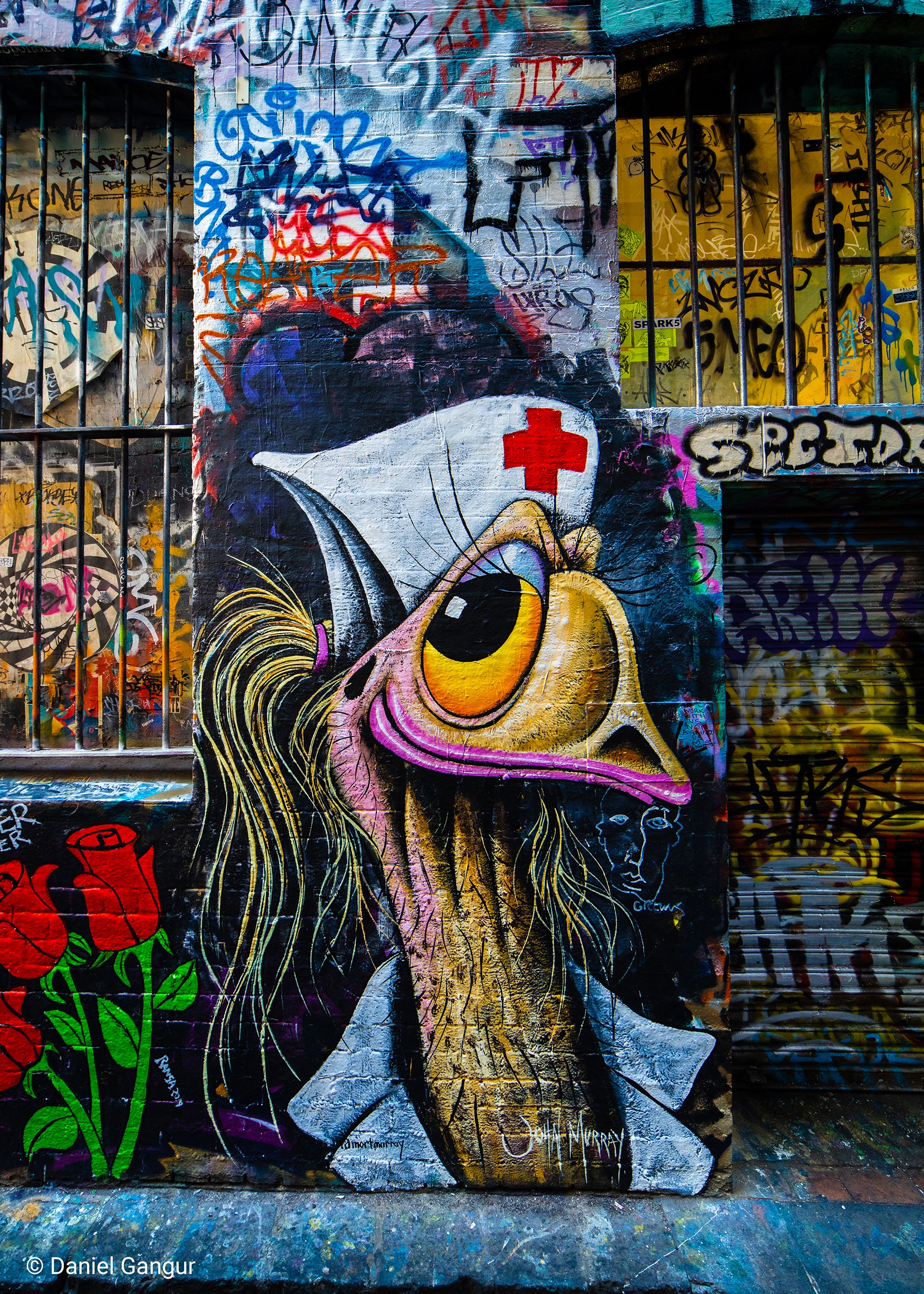 Grafitti on wall
