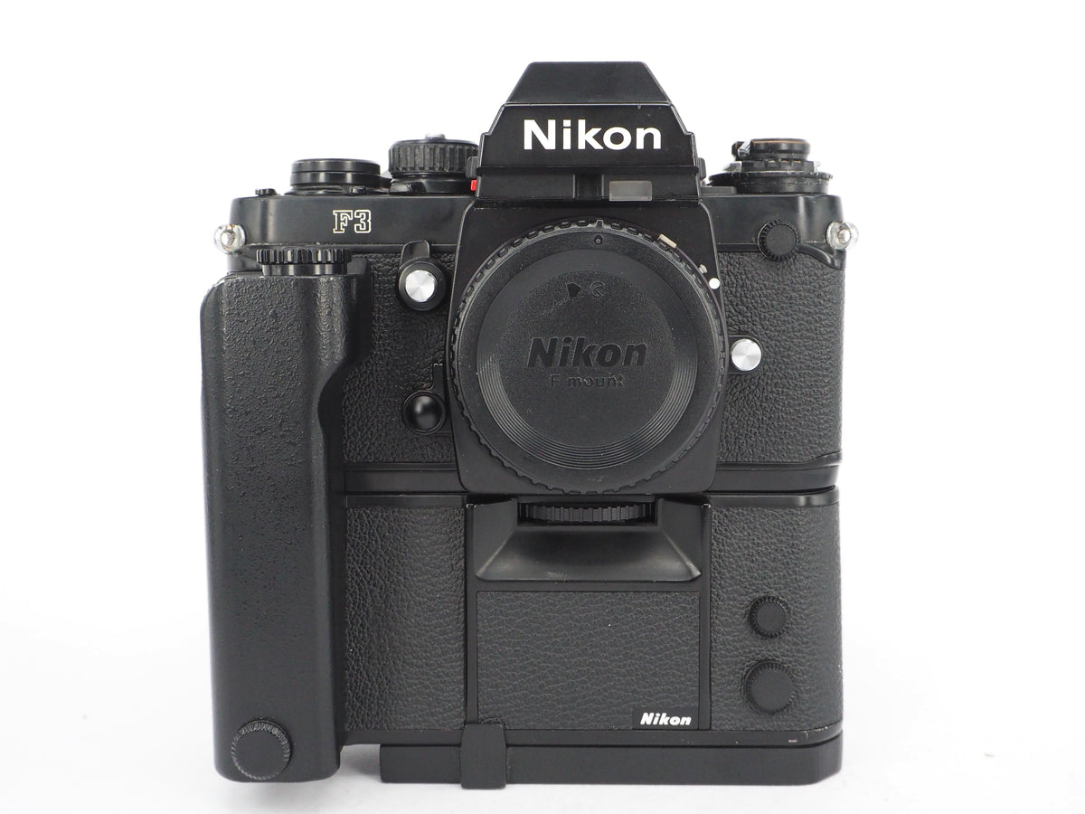 Used Nikon F3 + MD-4 + MF-14 35mm Camera