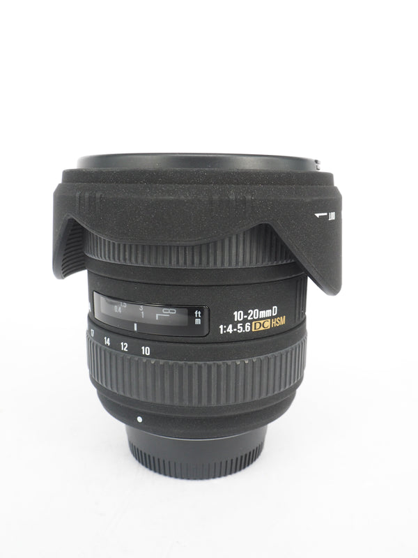 Used Sigma 10-20mm f/4-5.6  DC HSM, Nikon Fit Lens