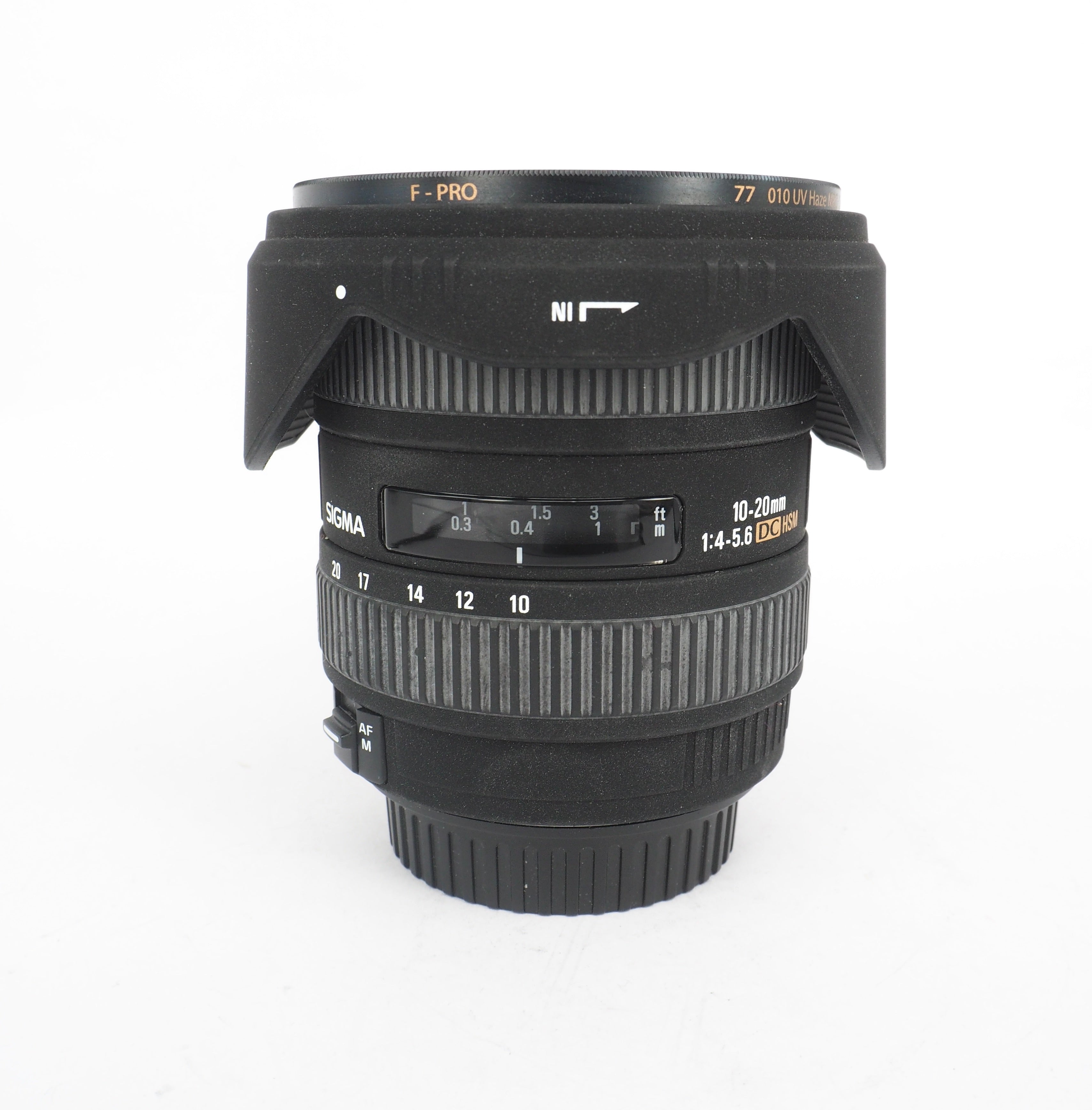 Used Sigma 10-20mm f/4‐5.6 EX DC- Canon Fit