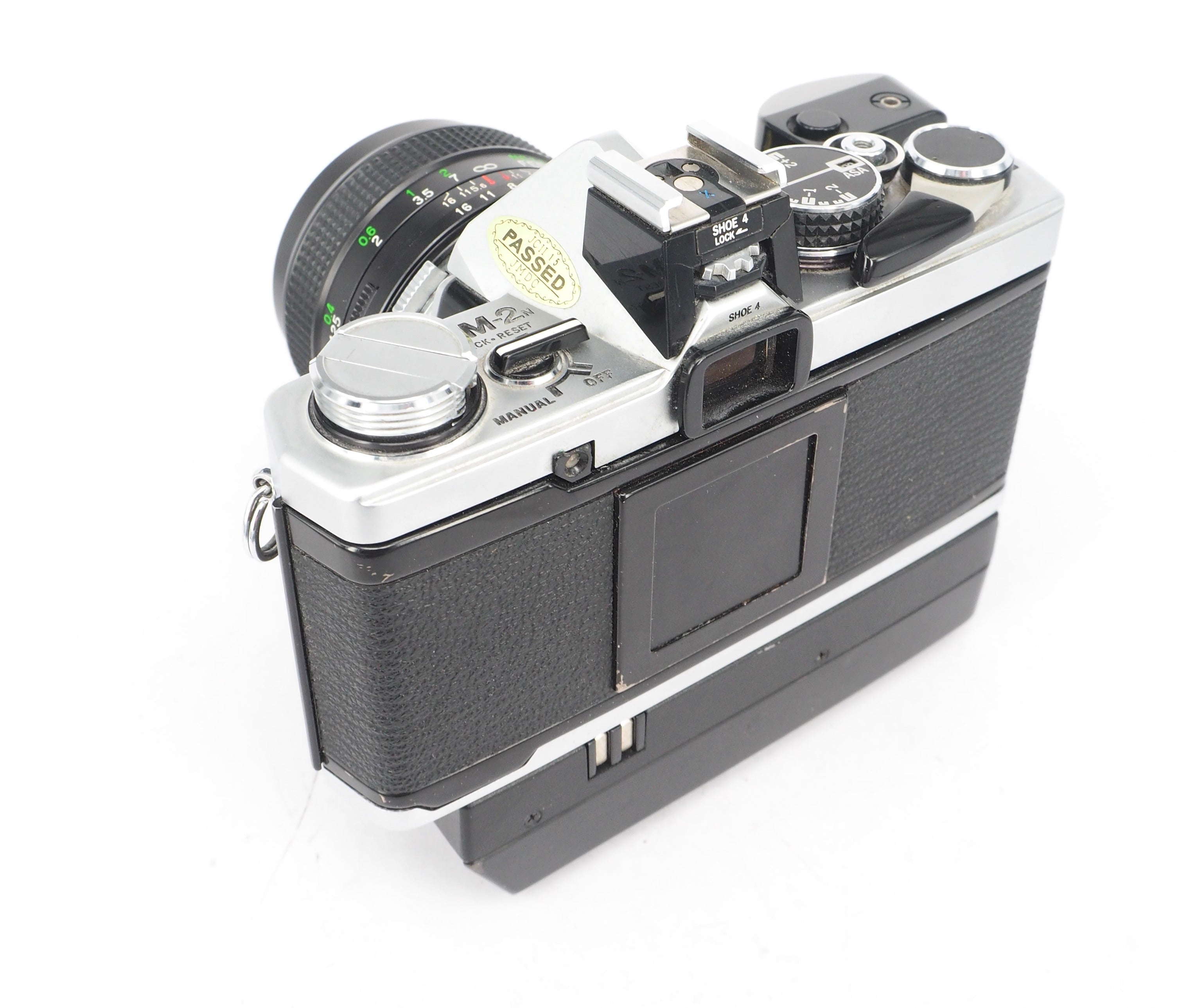 Used Olympus OM2n + Vivitar 28mm 50mm f2.8 35mm SLR Camera