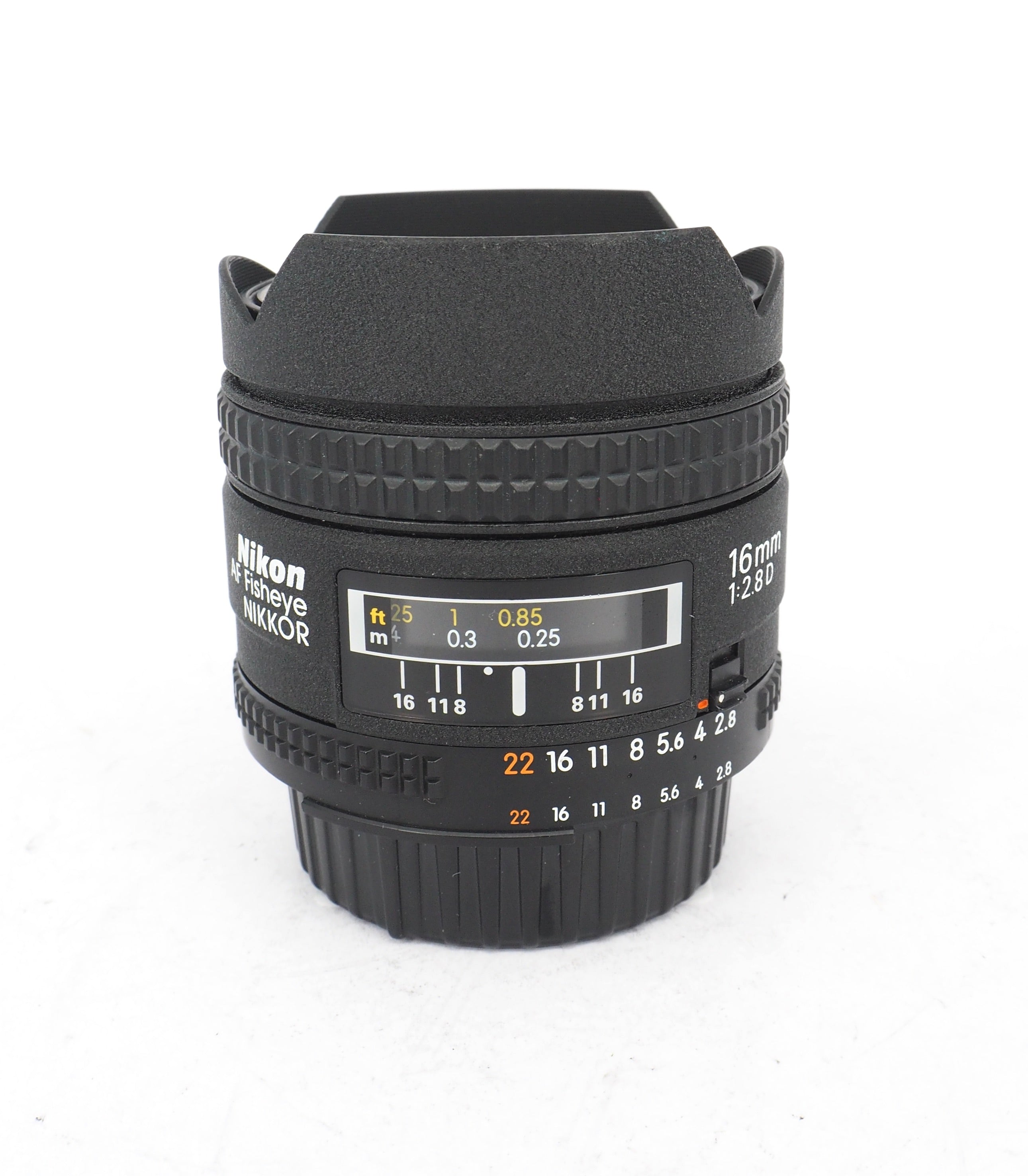 Nikon AF Fisheye Nikkor 16mm f/2.8D Lens