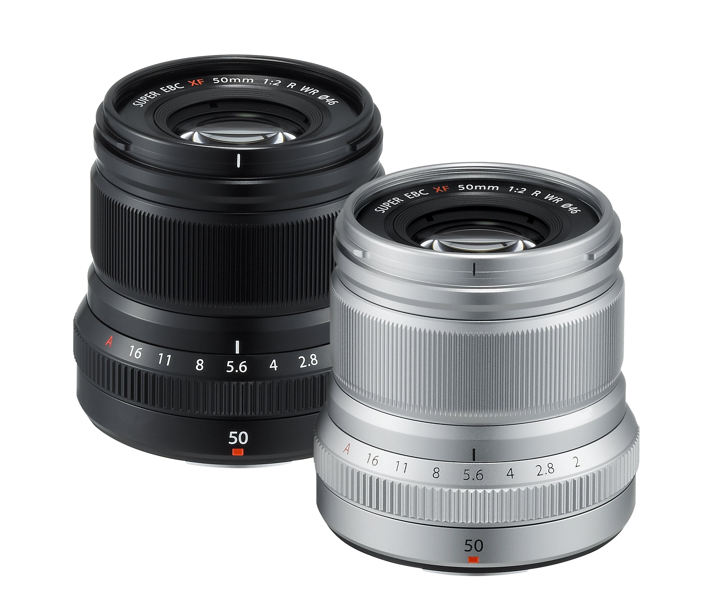 Fujifilm XF 50mm f/2 R WR lens silver
