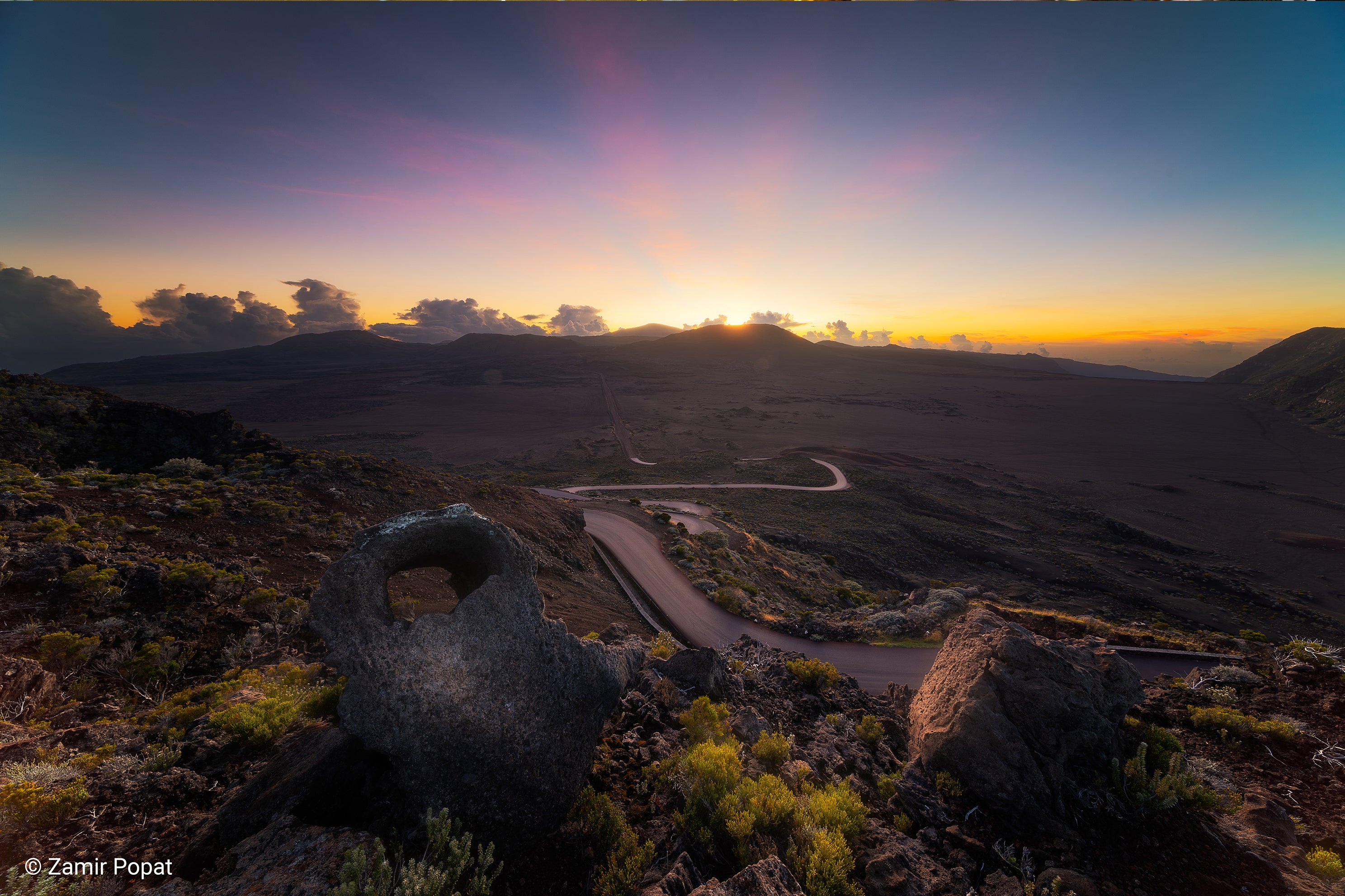 Image of landscape and road