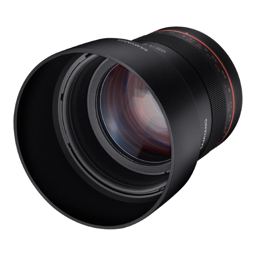 Samyang XP 85mm F1.2 Lens for Canon EF - front view