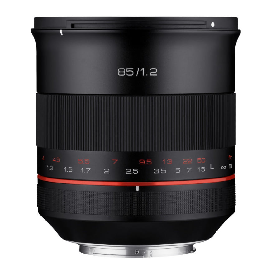 Samyang XP 85mm F1.2 Lens for Canon EF - side view