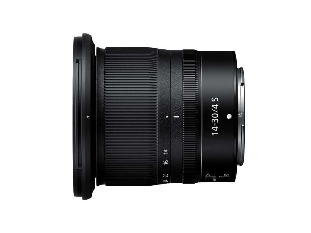 Nikon Z 14-30mm f/4 S Lens - side view