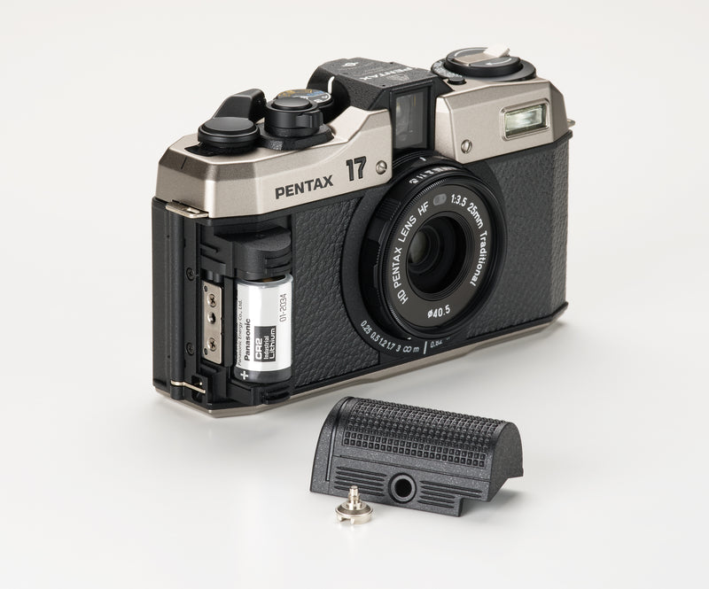 Pentax 17 - Front with Battery 