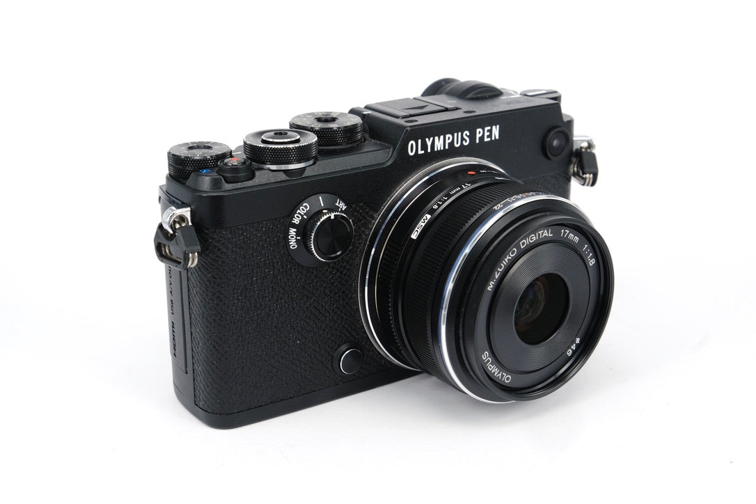 Used Olympus Pen-F Digital Mirrorless Camera + 17mm f/1.8