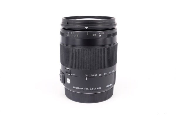 Used Sigma 18-200mm f/3.5-6.3 DC OS Contemporary Canon Fit Lens